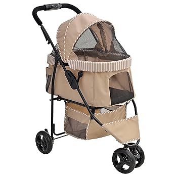 ペットカート ベージュ 30kg耐荷重 Amazon.co.jp: Beedove ペットカート 耐振動スプリング付き 耐